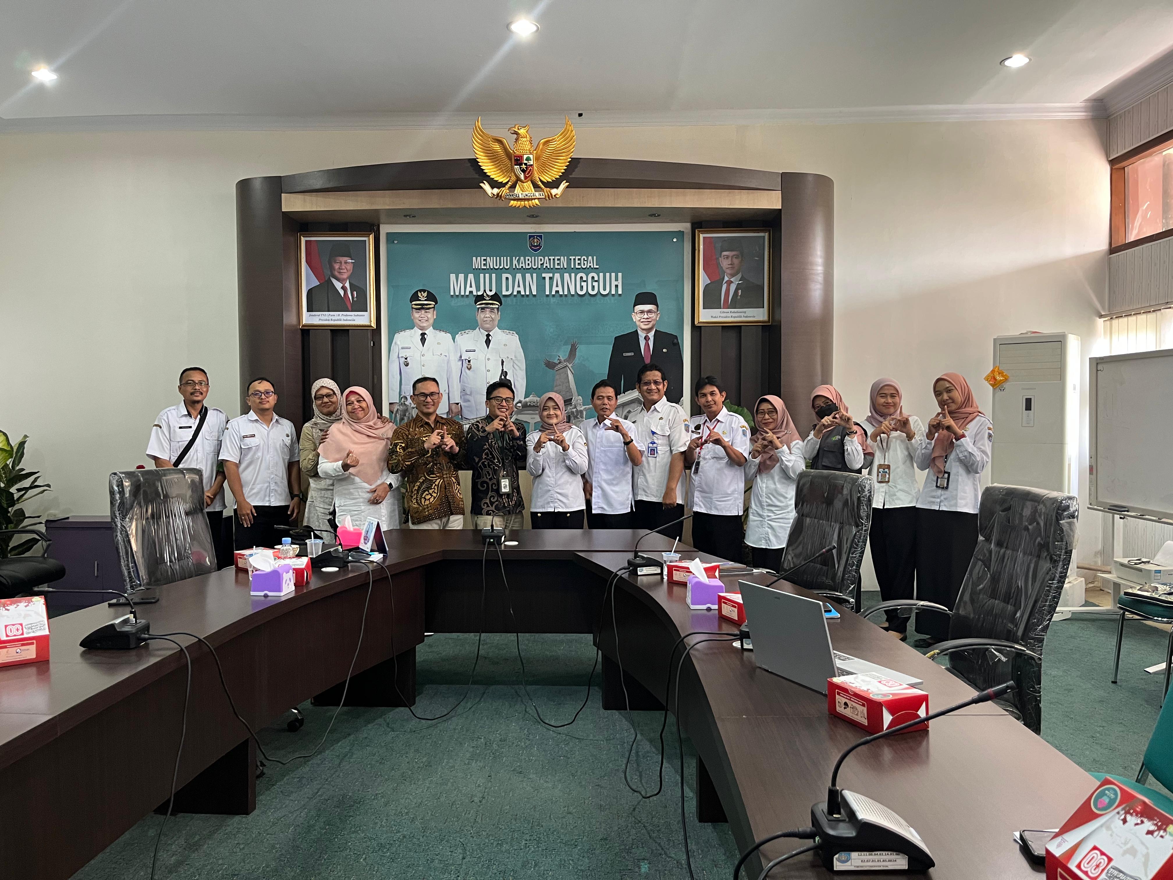 Dinsos Kabupaten Tegal Hadiri Pertemuan TIM TPPS Percepatan Penurunan Stunting ‎