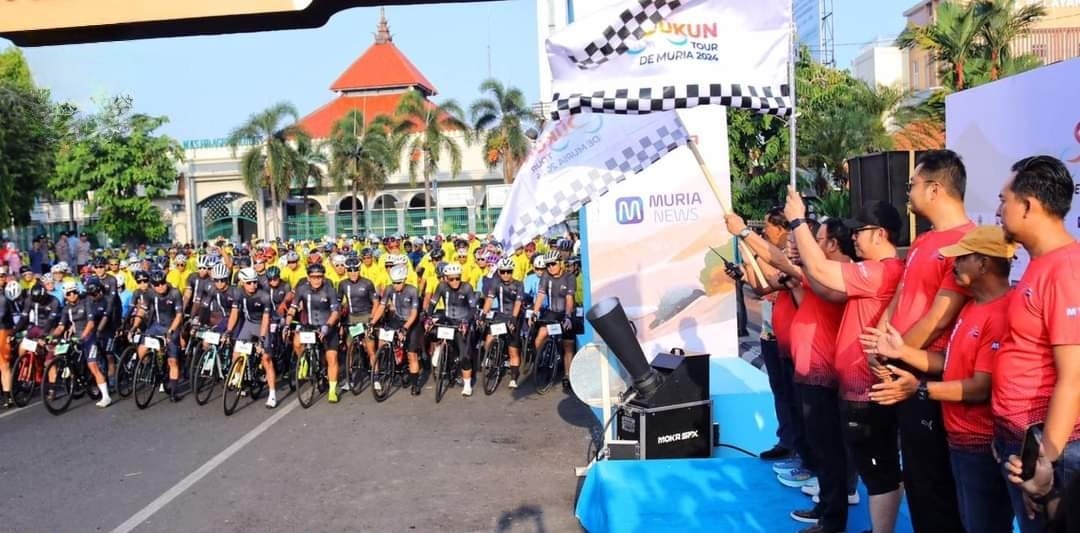 Ratusan Pesepeda Sukses Taklukan 158 Kilometer Rute Sukun Tour de Muria 