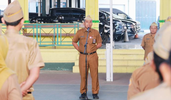 Pimpin Apel Perdana, Sekda Pemalang Cek Kesiapan ASN Dalam Bertugas