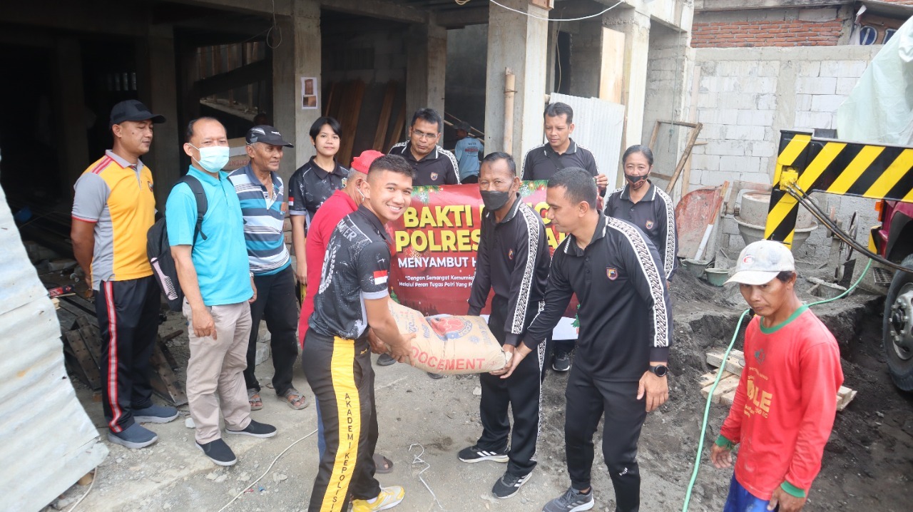 Jelang Natal, Polres Tegal Gelar Bakti Religi