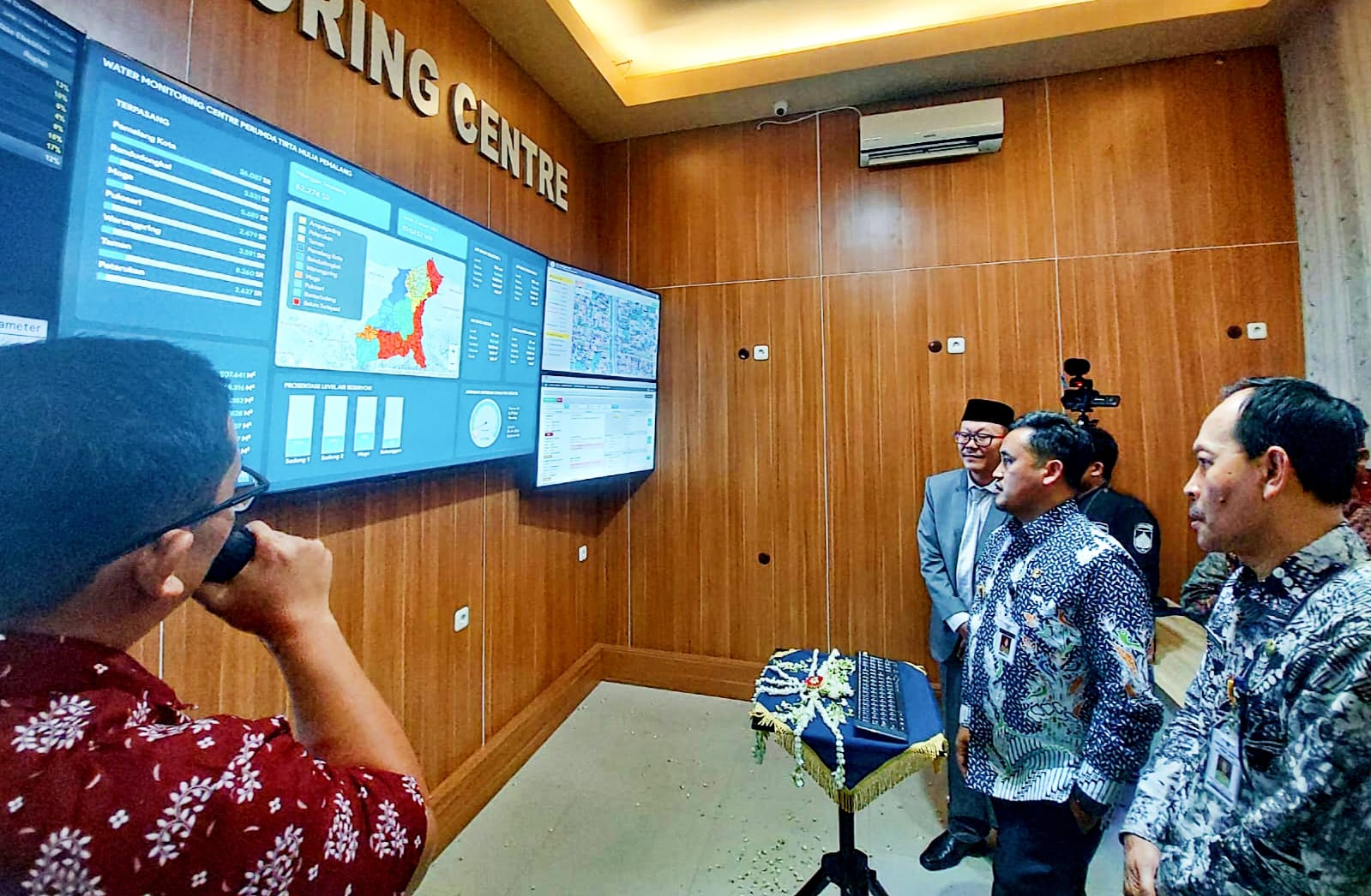 Perumda Air Minum Tirta Mulia Kabupaten Pemalang Miliki Ruang Monitoring Center