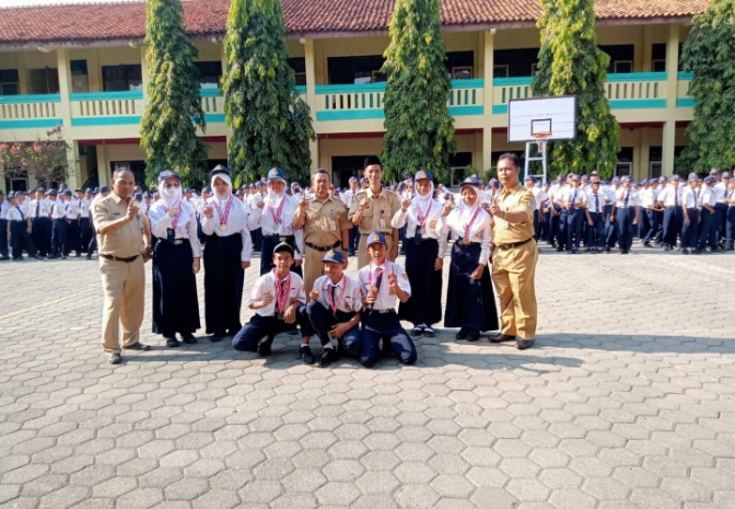 Cekep! Atlet Pencak Silat SMP Negeri 1 Adiwerna Kabupaten Tegal Borong Medali 