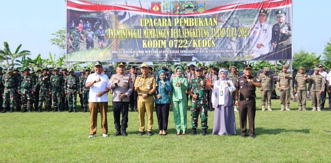 Betonisasi Jalan dan Edukasi Warga, Proriritas TMMD Kudus 2025 