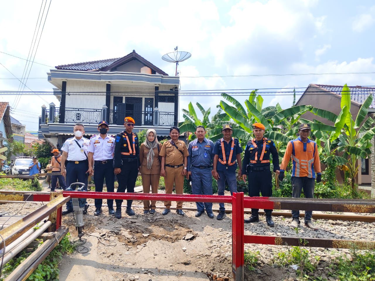 Dinas Perhubungan Kabupaten Tegal Tutup Perlintasan Sebidang yang Tidak Dijaga