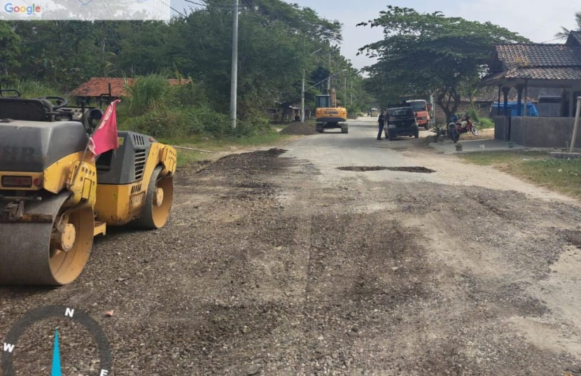 Aspirasi Warga Terwujud, Jalan Margasari-Pagerbarang Kabupaten Tegal Diperbaiki