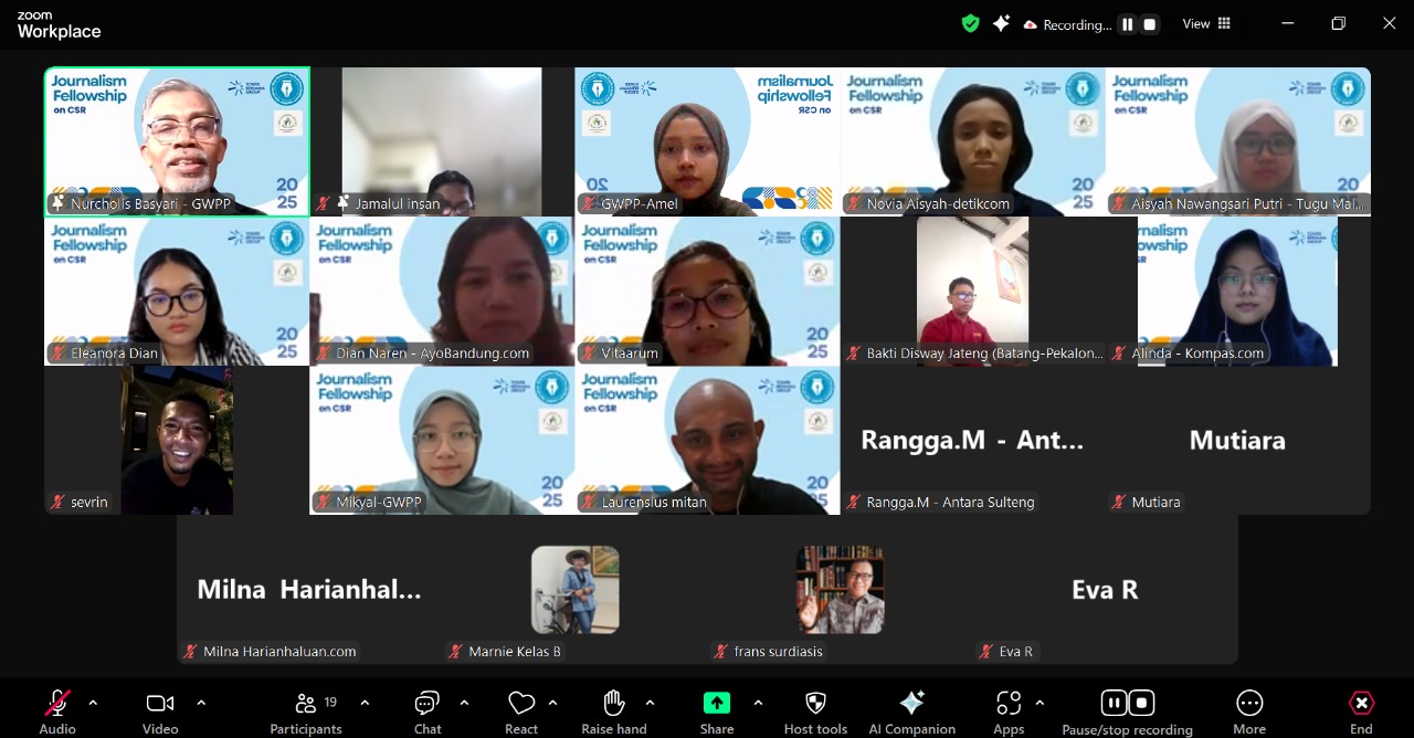 16 Wartawan dan Mahasiswa Terpilih Ikuti Journalism Fellowship on CSR 2025, Termasuk Disway Jateng 