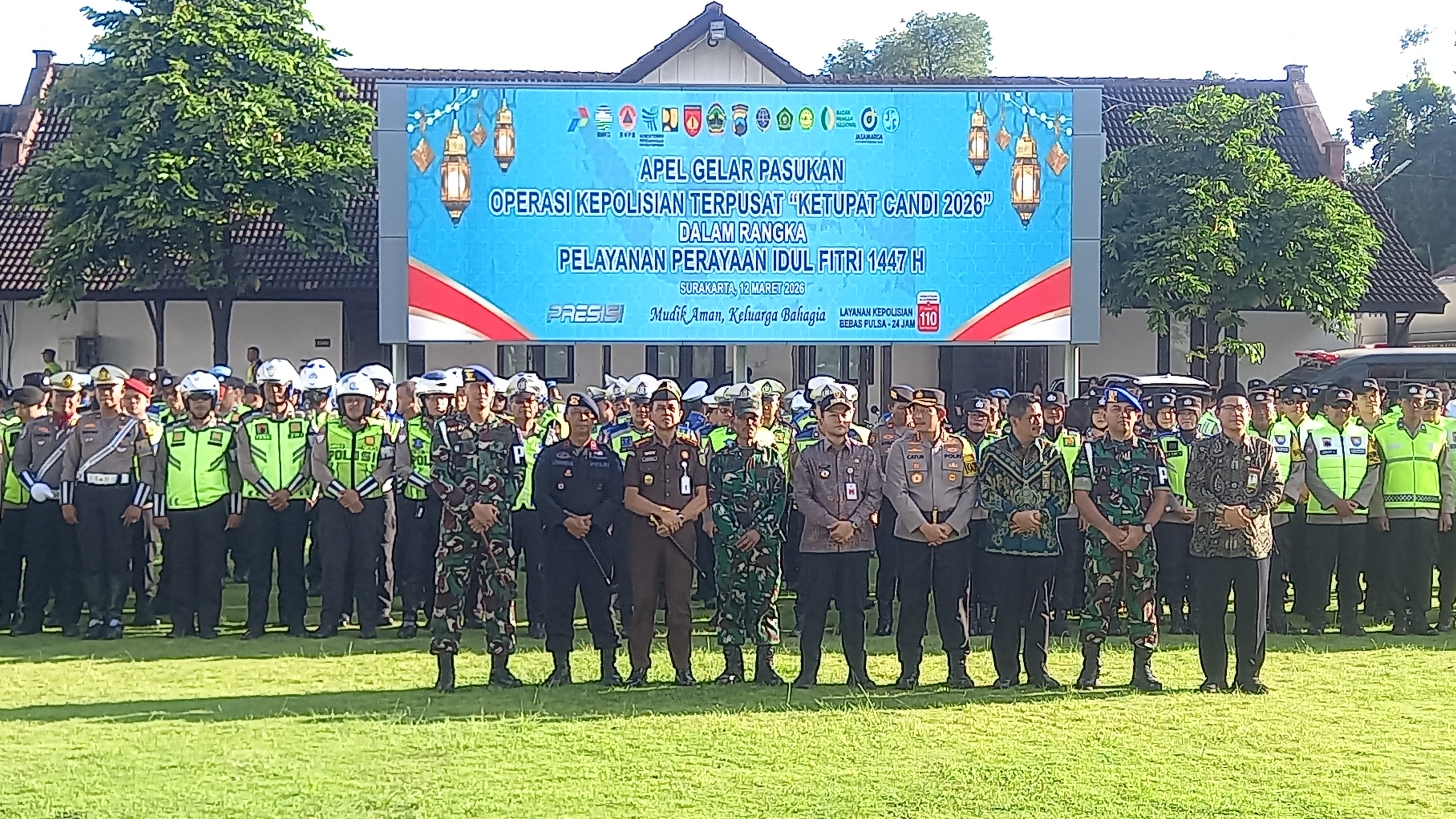 Operasi Ketupat Candi 2026, Polresta Solo Siagakan 1.000 Personel