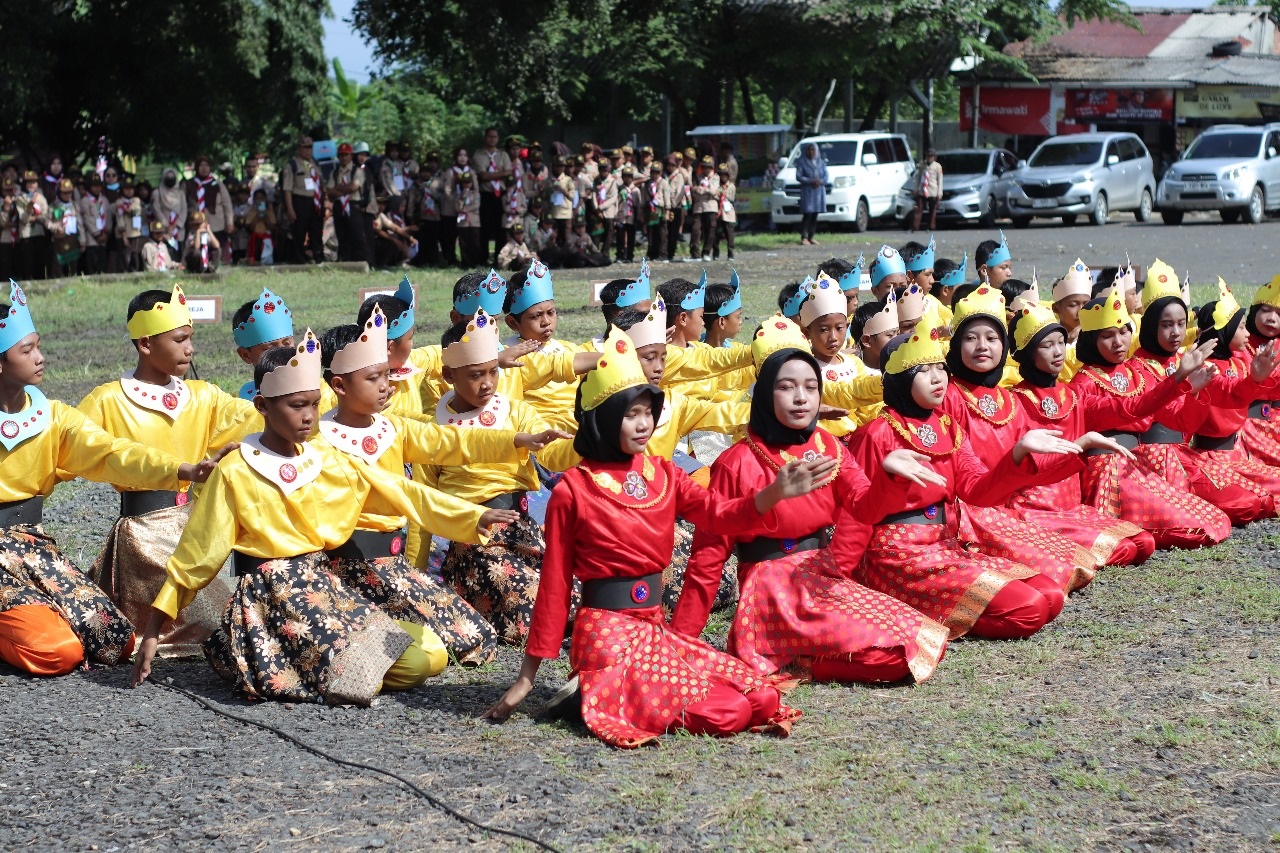 Saman Ratoh Japo Meriahkan Pesta Siaga di WKJ Kalibakung Kabupaten Tegal 