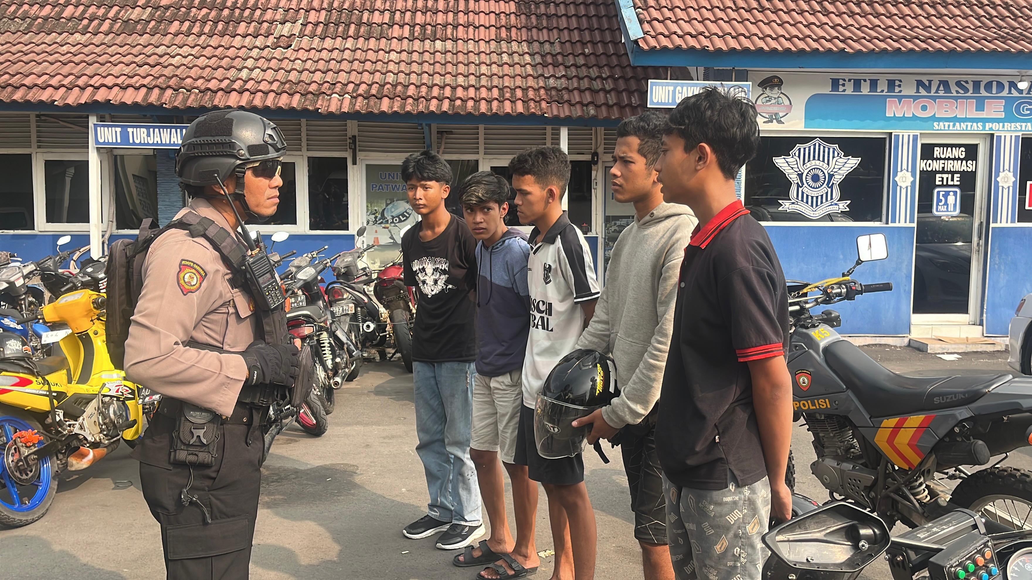 Meresahkan Warga, Tim Sparta Polresta Solo Amankan Motor Kenalpot Brong 