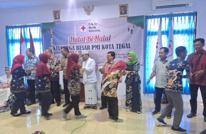 PMI Kota Tegal Adakan Halal bi Halal 