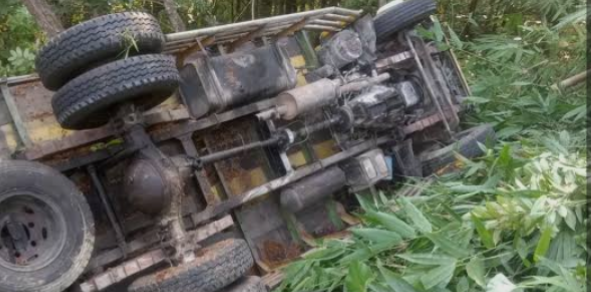 Truk Pengangkut Kuda di Terguling, Sopir Asal Klaten Tewas