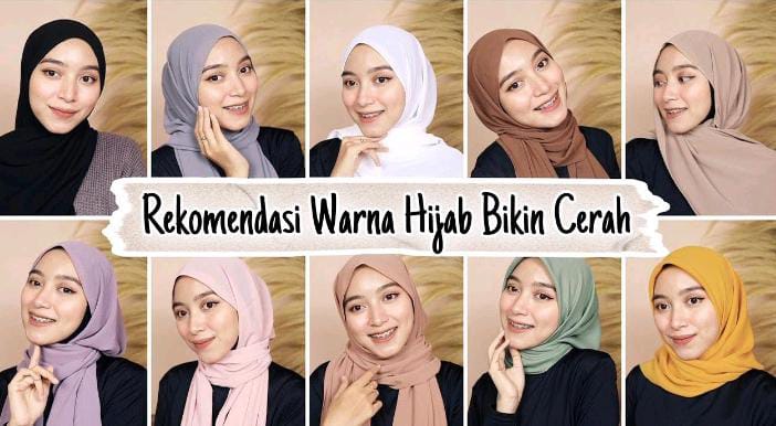 Inila: Rekomendasi Warna Hijab yang Bikin Muka Anda Kelihatan Cerah!