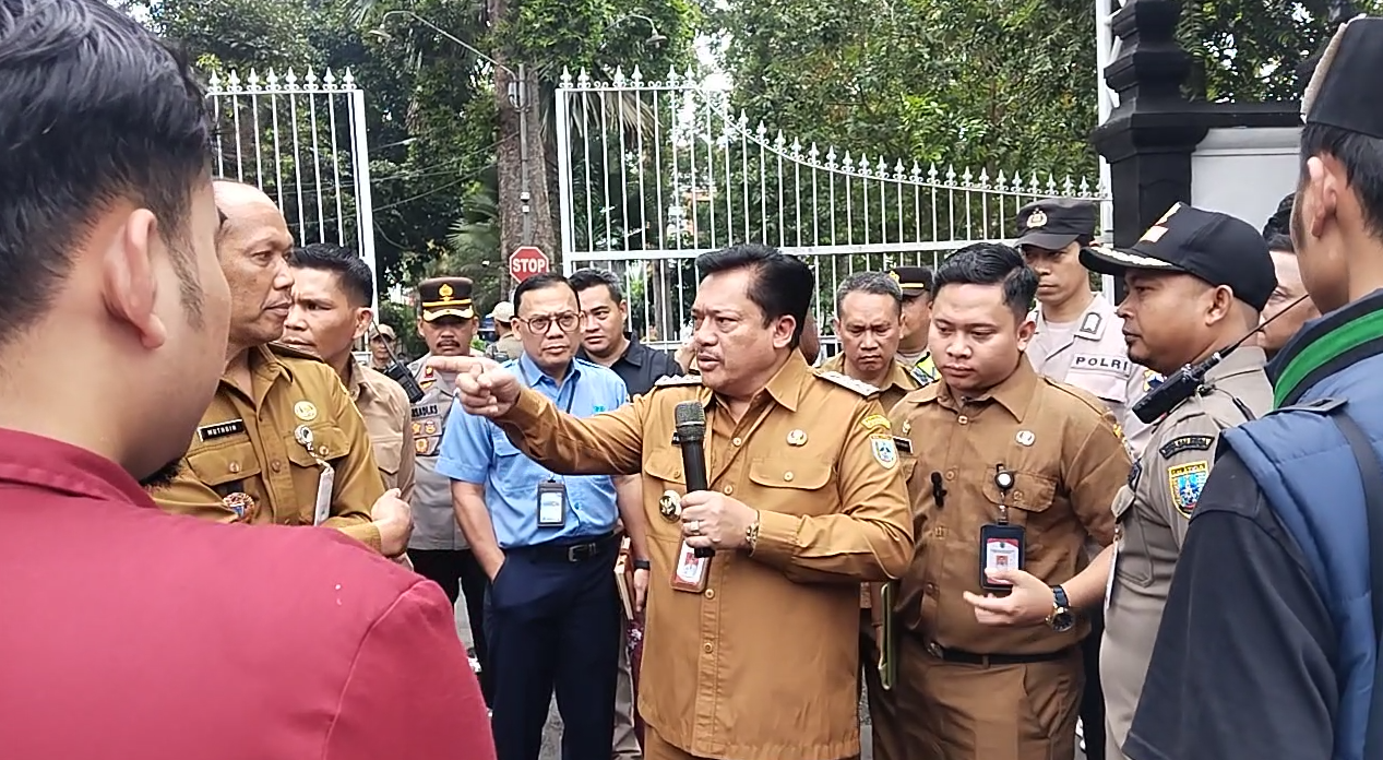Terpancing Emosi, Wali Kota Salatiga Tanggapi Tuntutan dan Orasi Mahasiswa dengan Suara Tinggi