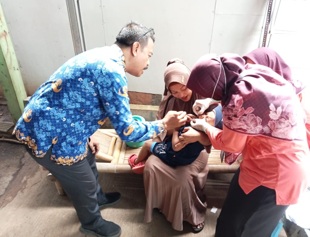 Gencarkan Imunisasi Polio Tahap Kedua di Kecamatan Bantarbolang Kabupaten Pemalang 