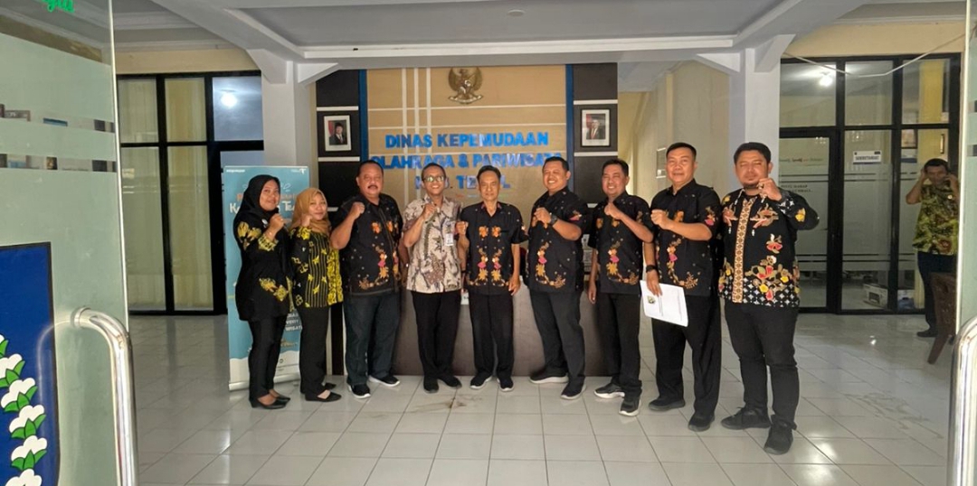Disporapar Kabupaten Tegal Terima Kunjungan Studi Tiru Pemuda Pelopor