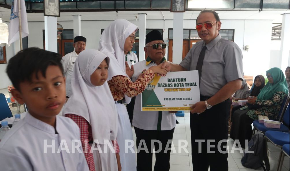 Mantap! 83 Anak Yatim di Randugunting Dapat Bantuan dari Baznas Kota Tegal