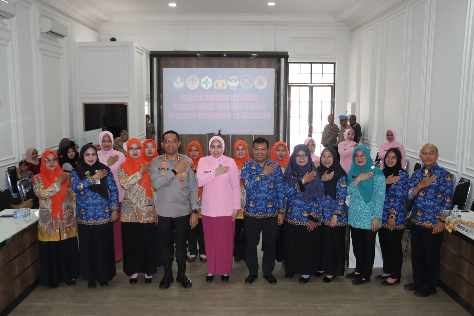 Polres Tegal dan TK Kemala Bhayangkari Teken Deklarasi Sekolah Ramah Anak