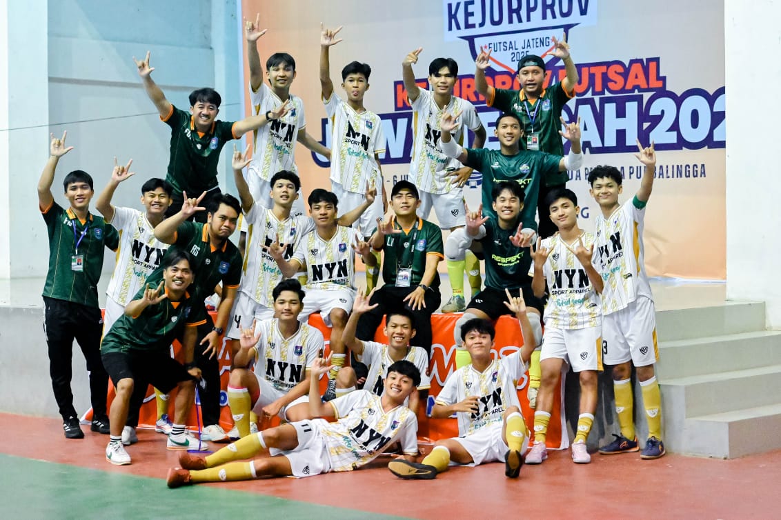 Kota Tegal Raih Juara III Kejurprov Futsal Jateng 2025