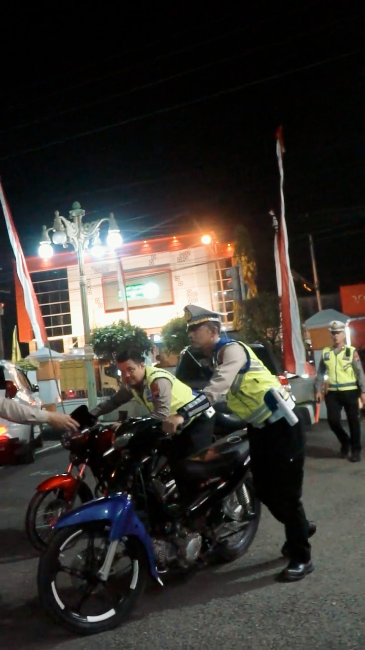 Berknalpot Borong, Puluhan Motor Milik Pesilat di Amankan Polisi