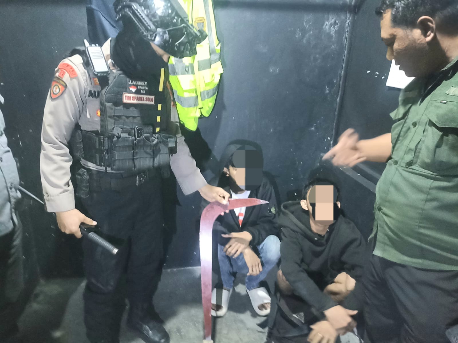 Kedapatan Bawa Clurit, Dua Pemuda Digelandang ke Mapolresta Solo
