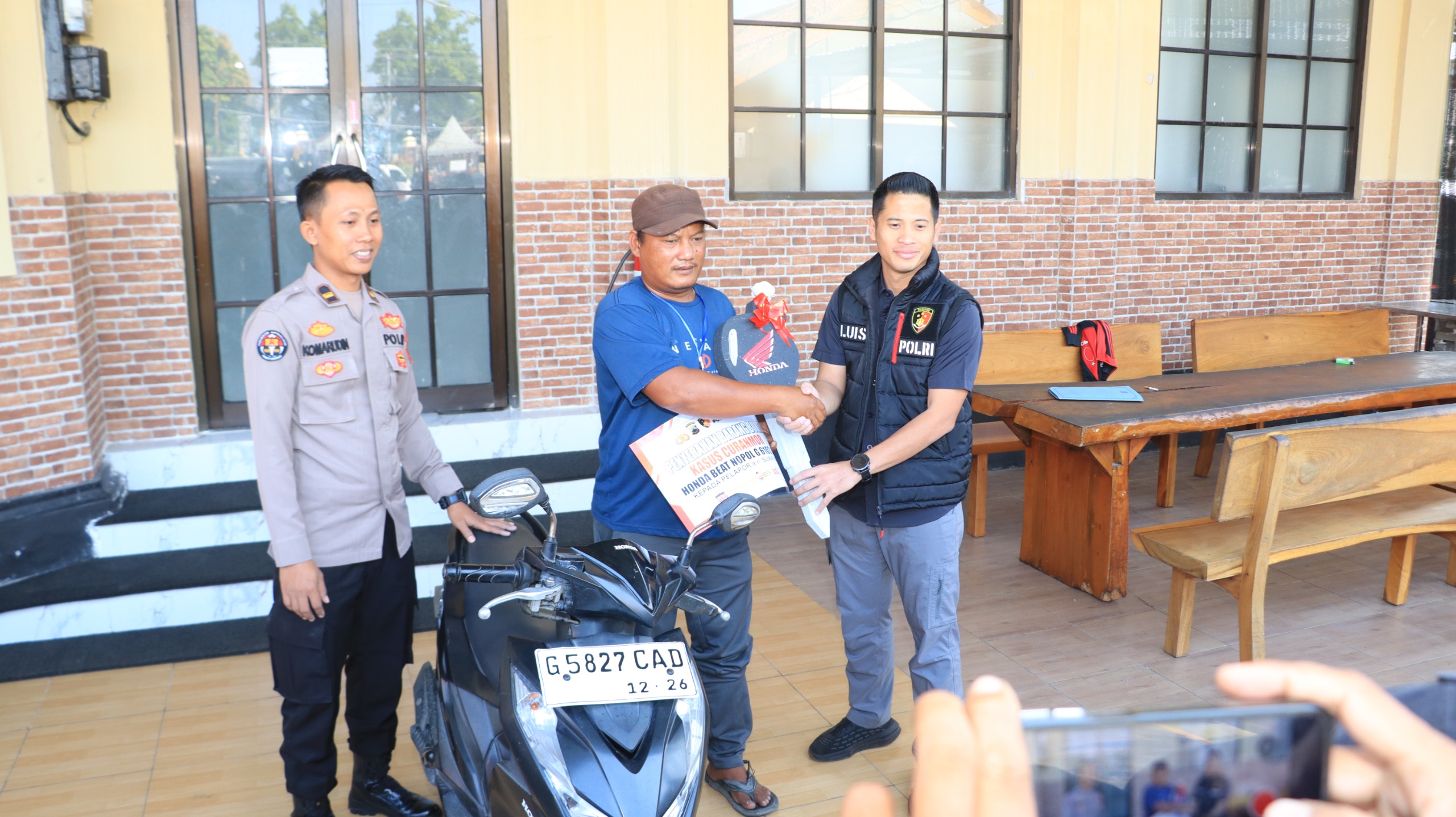Polres Tegal Ringkus 3 Pelaku Curanmor di Dua TKP Berbeda  