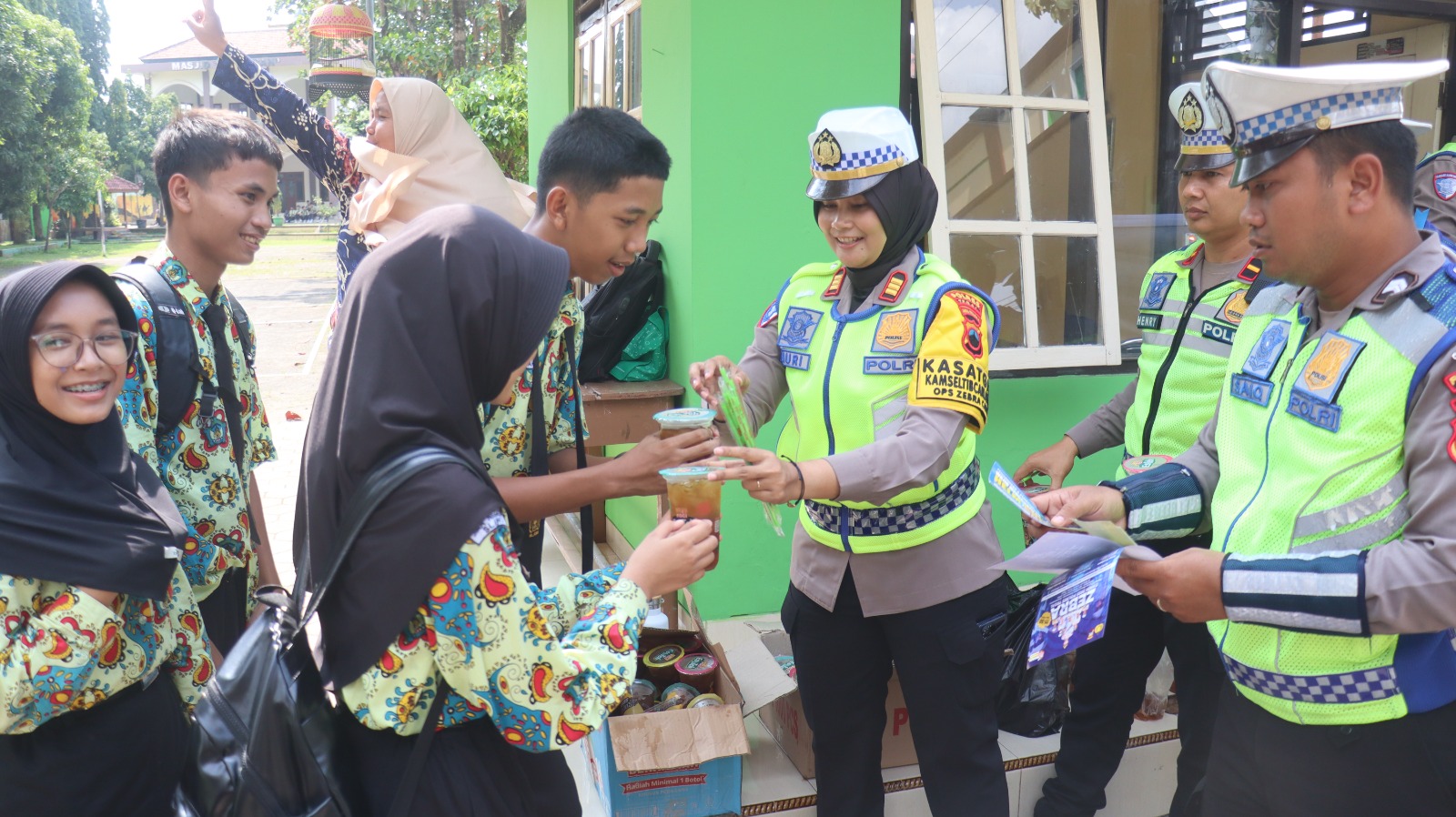 Angka Kecelakaan Tinggi, Polres Tegal Gugah Kesadaran Pelajar Tertib Berlalu Lintas