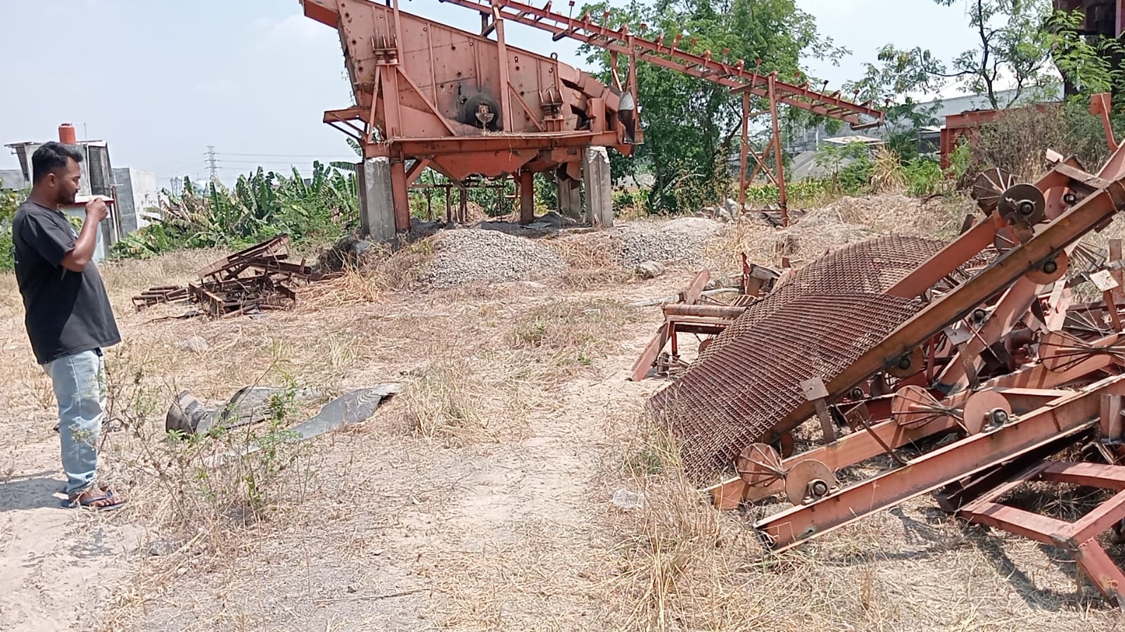 Alat Pemecah Batu Milik Depo MJS 06 Dirusak OTK, Kasus Ditangani Polresta Klaten