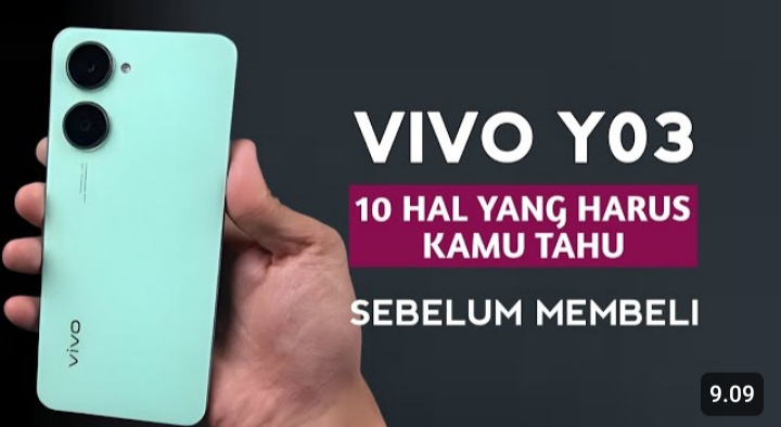 Vivo Y03, Hp Android Murah dengan Harga Cuma Rp1 Jutaan