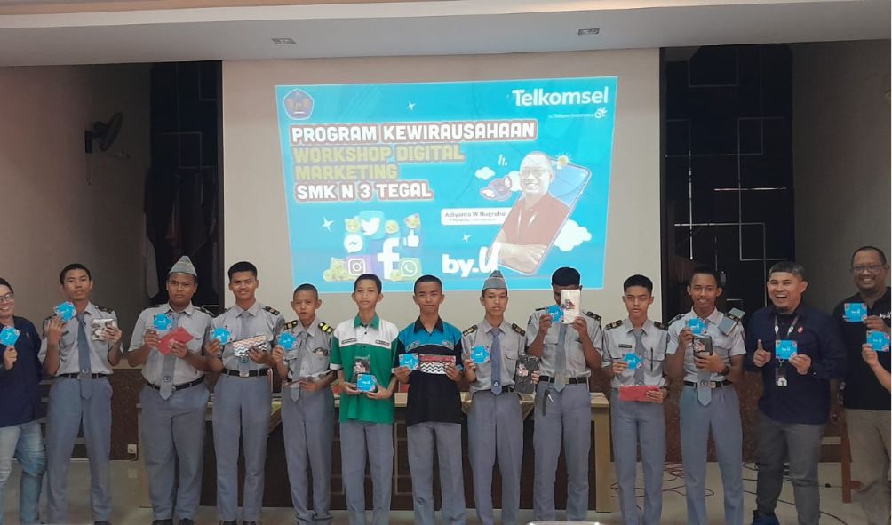 SMKN 3 Tegal Gelar Seminar Kewirausahaan Berbasis Digital Marketing