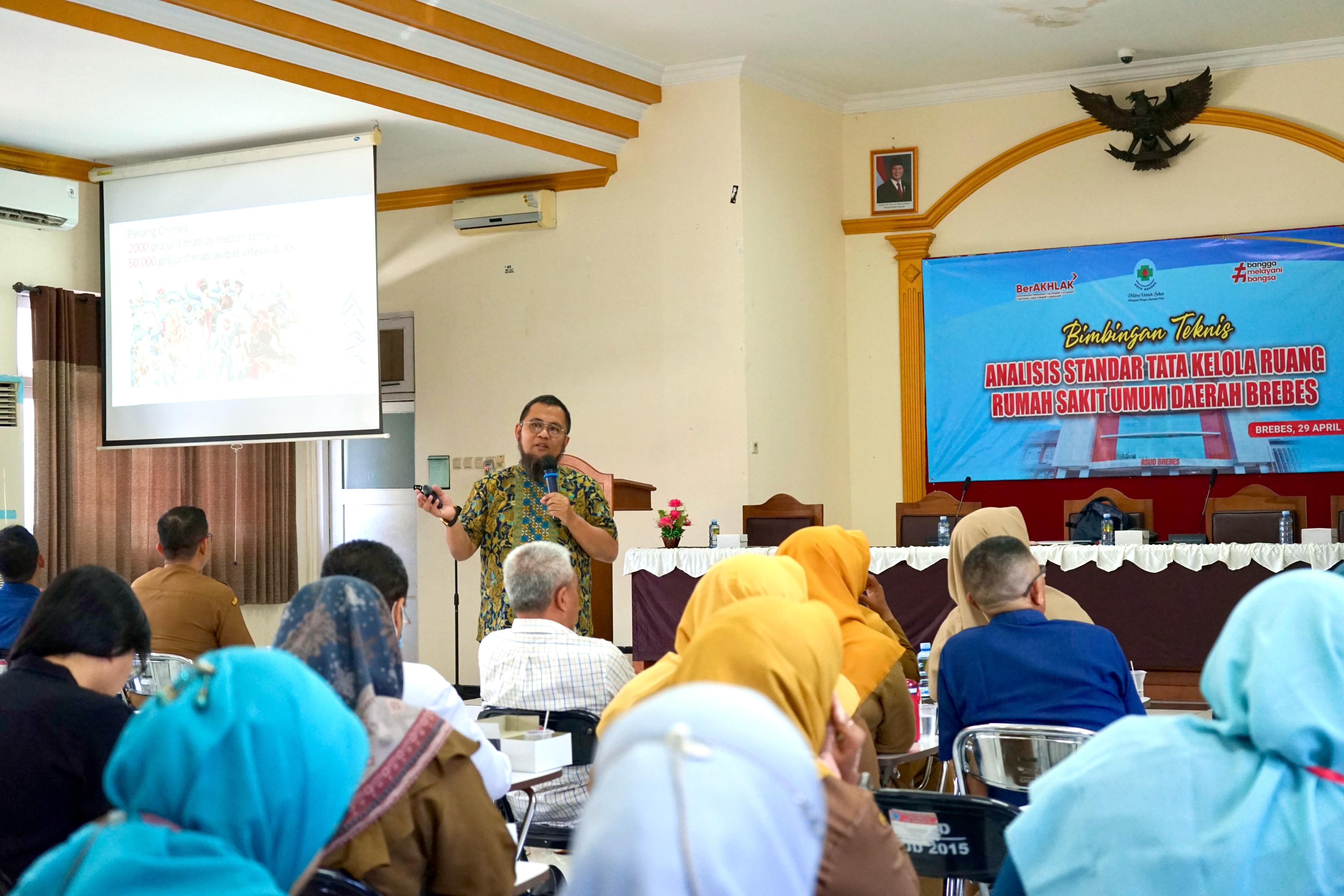 Perkuat Kapasitas Internal, Direksi dan Karyawan RSUD Brebes Digembleng Analisis Standar Tata Kelola Ruang