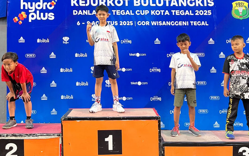 Siswa SD Al Irsyad Kota Tegal Raih Juara Bulutangkis Tingkat Kota