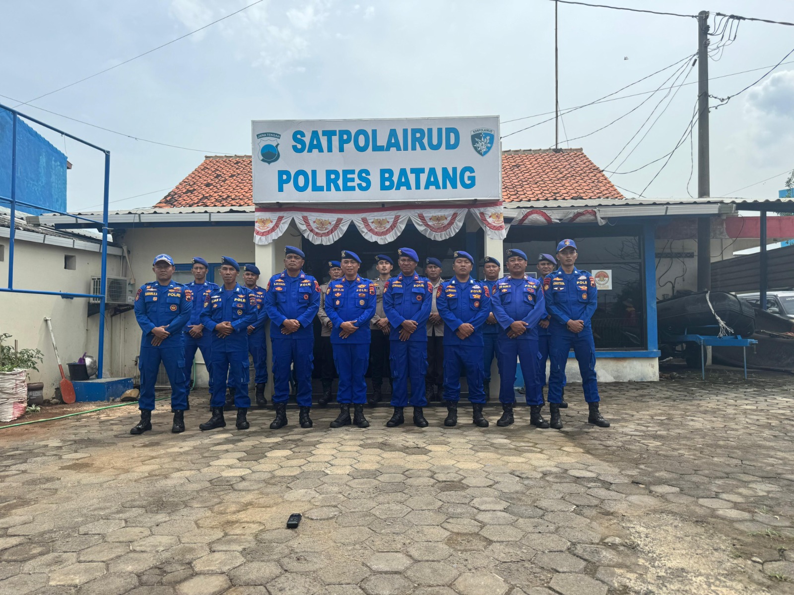 Musim Hujan, Polairud Batang Siapkan Pasukan SAR Arnavat 24 Jam hingga 4 Perahu Karet