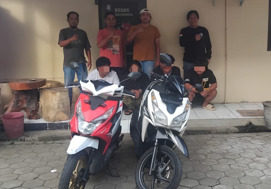 Komplotan Curanmor Bumi Mina Tani Terbongkar, Empat Pelaku Digulung Polresta Pati
