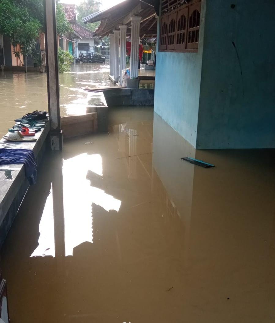 2 Desa di Pantura Kabupaten Tegal Terendam Banjir