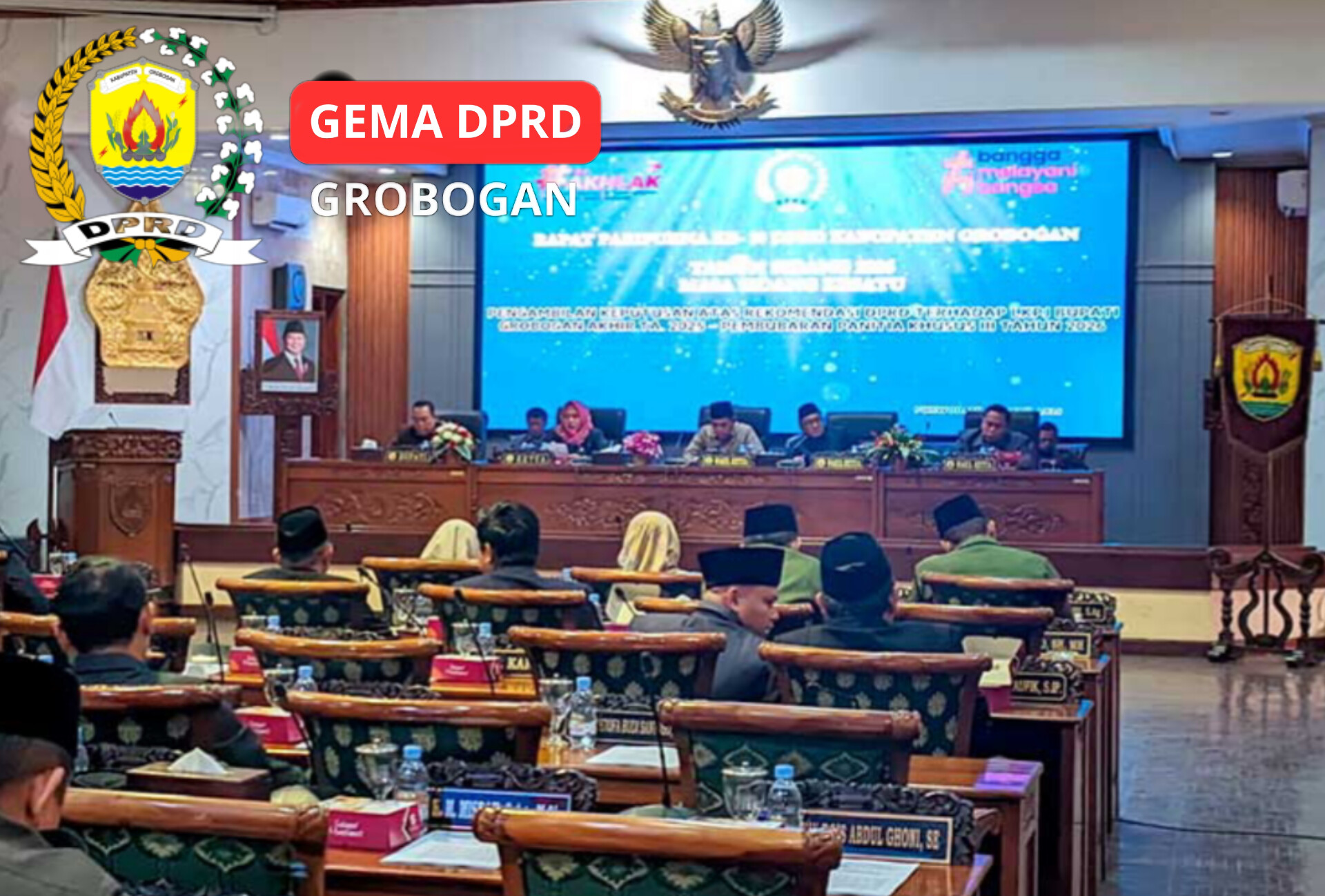 DPRD Grobogan Setujui Laporan Keterangan Pertanggungjawaban Bupati Tahun 2025