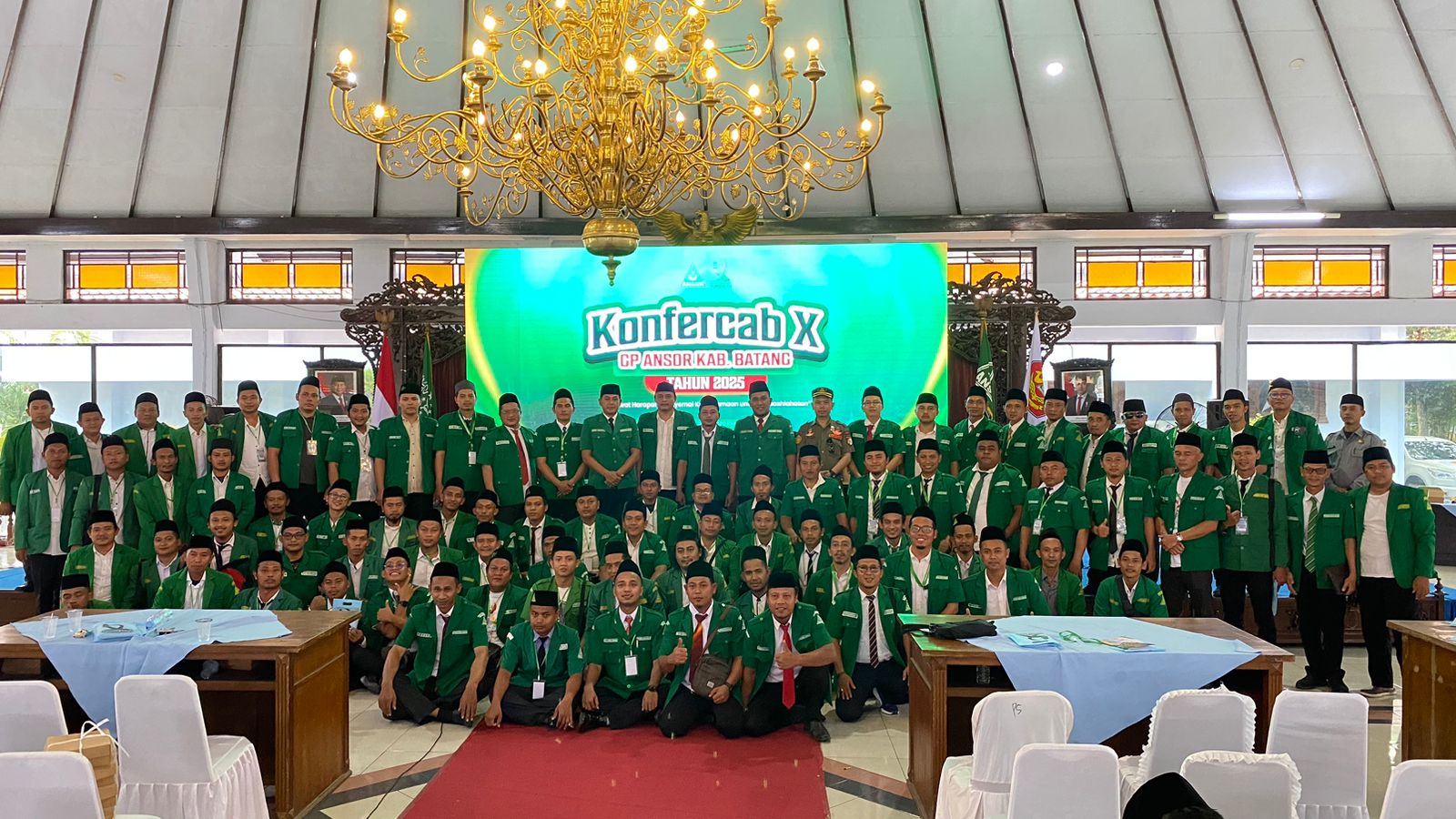 Puncak Konfercab X GP Ansor Batang, M Tolkhah Daniel Pimpin Ansor 2026–2030