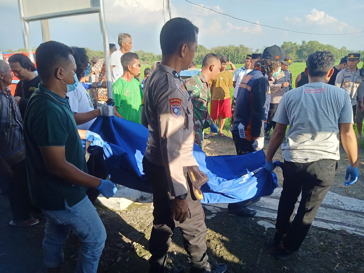 Seorang Petani Meninggal Dunia Mendadak di Pematang Sawah