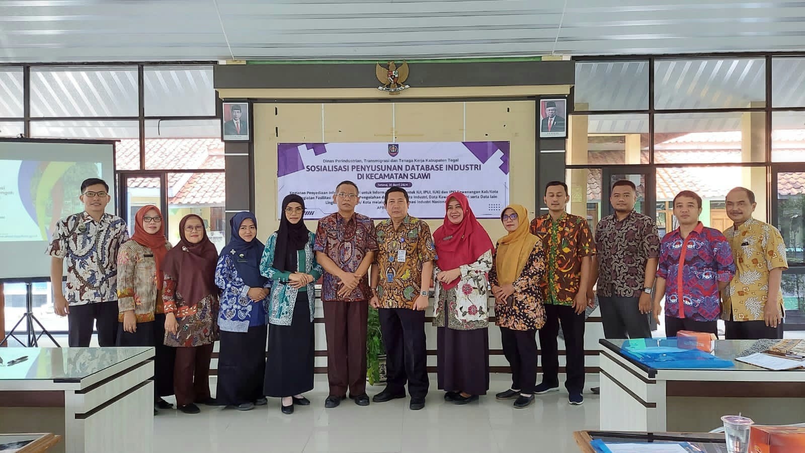 Disperintransnaker Kabupaten Tegal Gelar Diseminasi Penyusunan Database Industri 