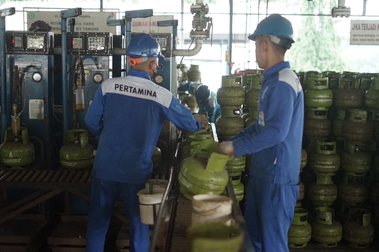 Disperindagkop Batang Sidak SPBE PT Pertamina Subah, Pastikan Pasokan Gas Aman