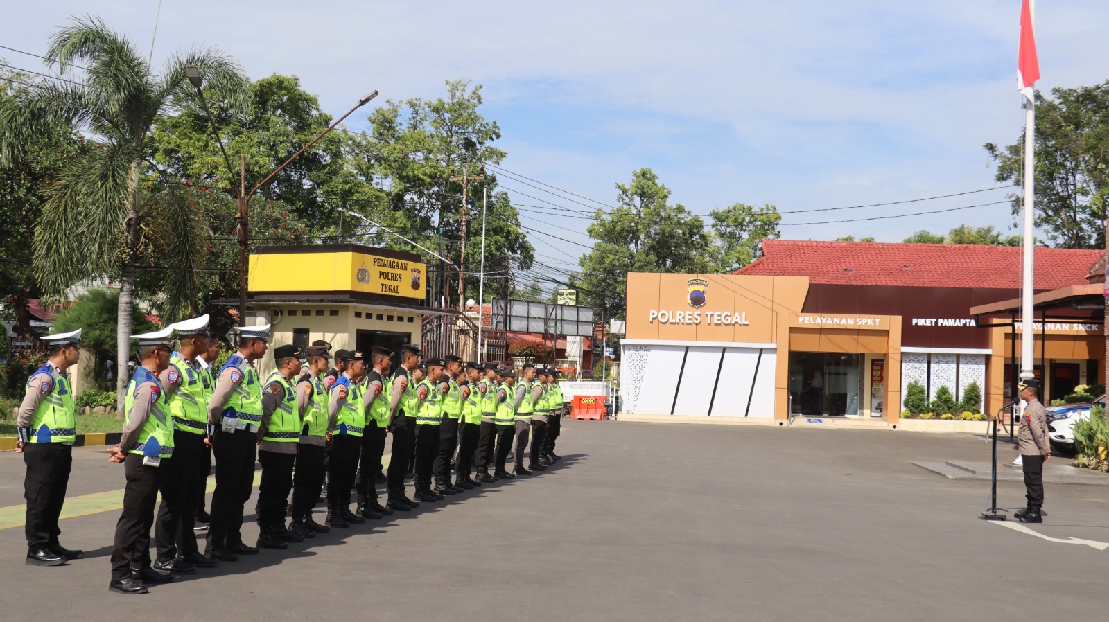 Antisipasi Bencana, Polres Tegal Siagakan 121 Personel Pasukan Bhayangkara