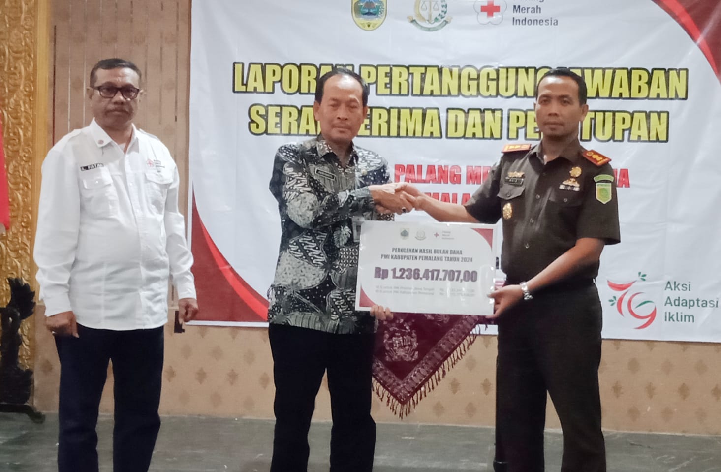 Hasil Bulan Dana PMI Kabupaten Pemalang Capai Target 