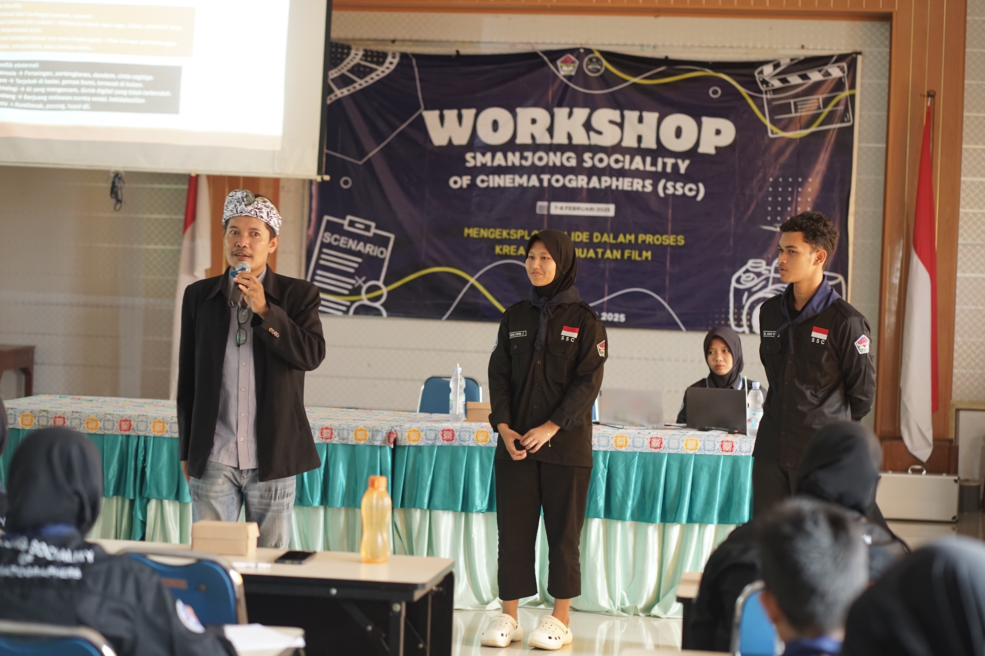 Workshop Sinematografi, SMA Negeri 1 Bojong Datangkan Dosen Praktisi Film