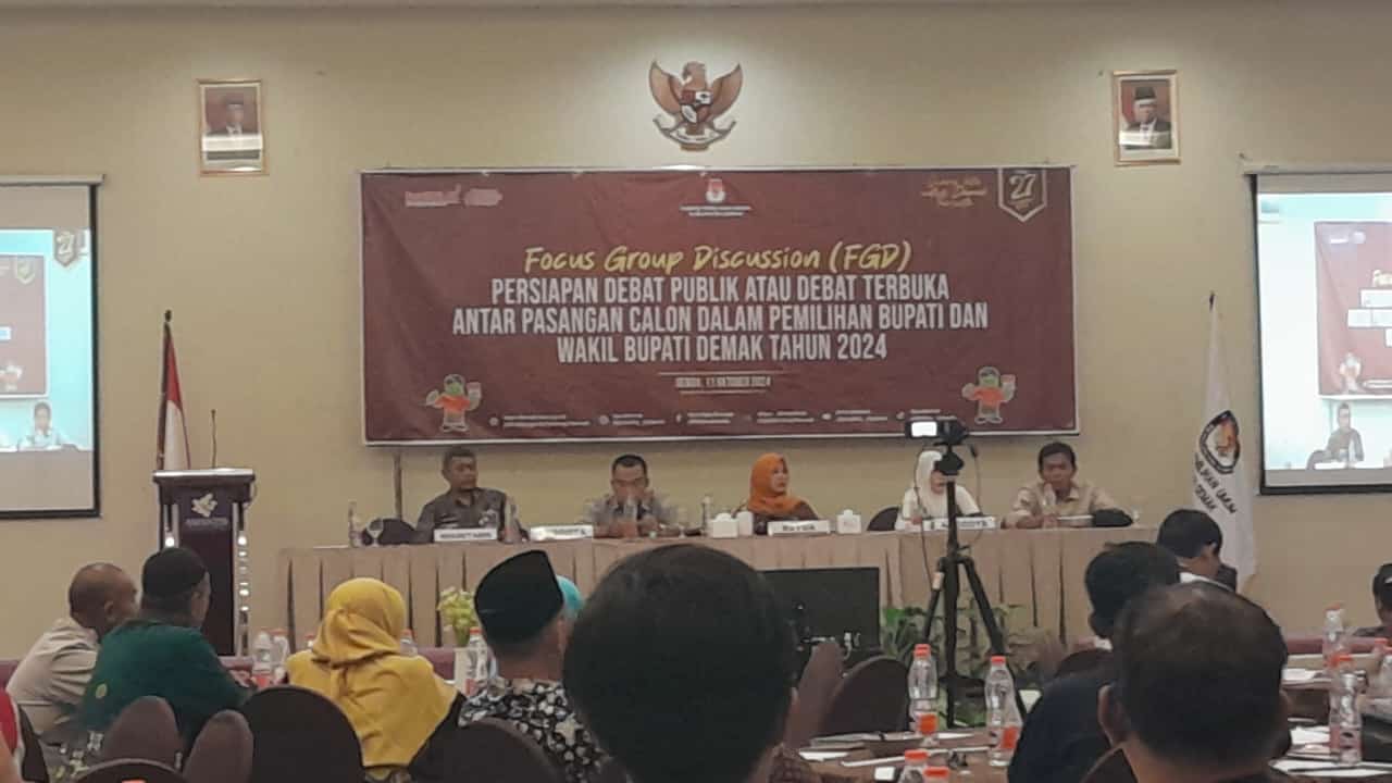 Libatkan 150 Orang, KPU Demak Siapkan Debat Publik Pilkada 2024