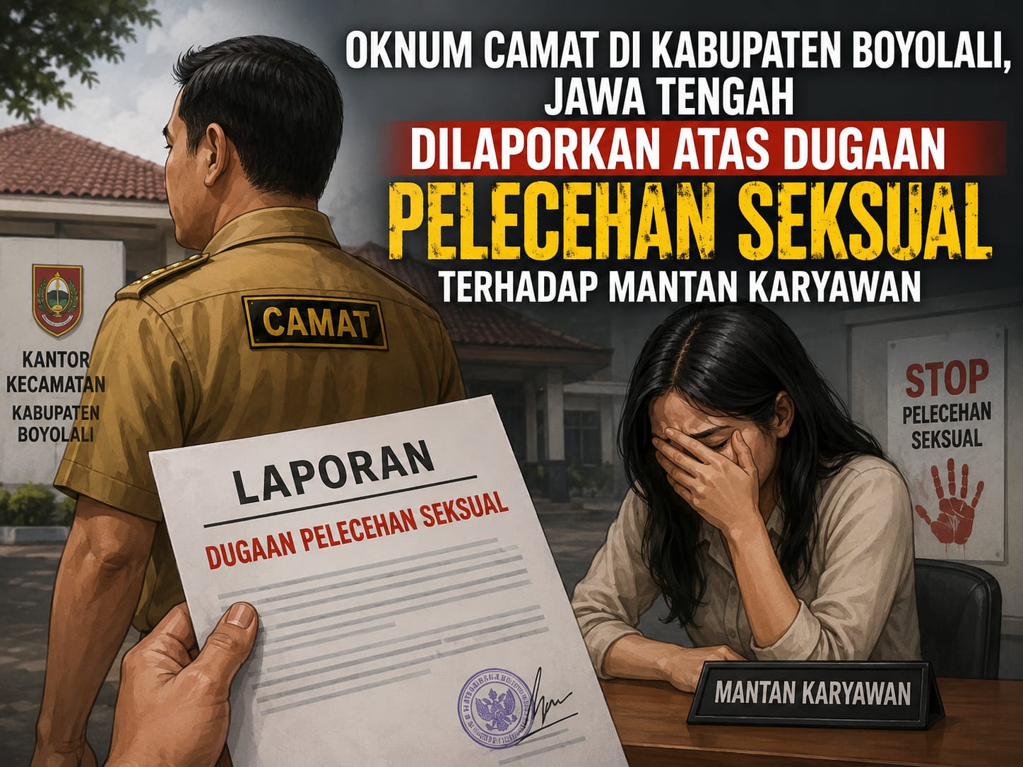 Oknum Camat D Pengirim Video Asusila ke Gadis 19 Tahun di Boyolali Dicopot