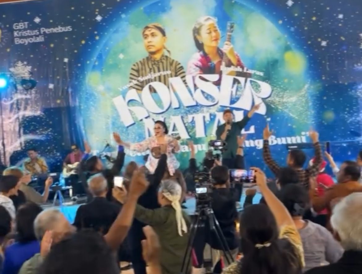 Konser Natal GBT Kristus Penebus, Gaungkan Pesan Damai di Graha Amarta