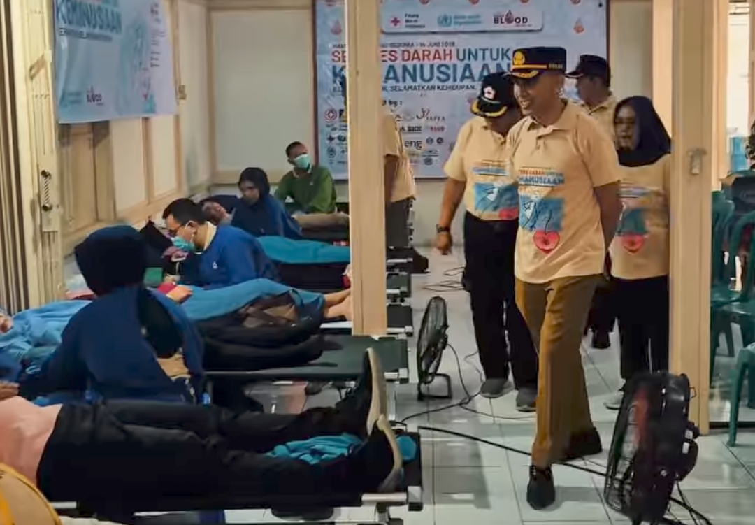 PMI Grobogan Berhasil Himpun 298 Kantong Darah Dalam Peringatan Hari Donor Darah Sedunia