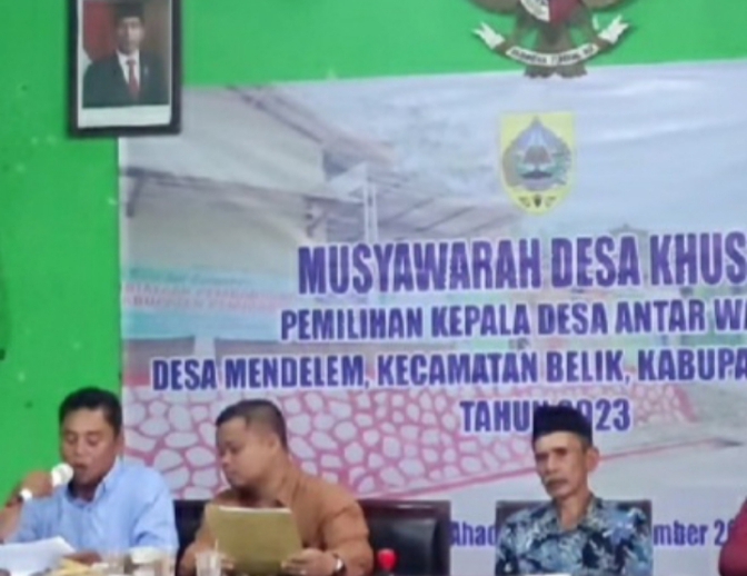 Kasi Perencanaan Terpilih Sebagai Kades Antarwaktu Mandelem Kabupaten Pemalang 