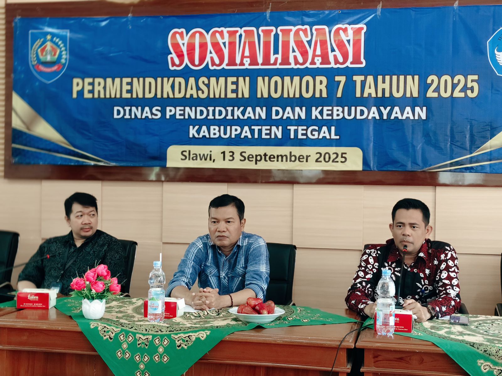 Dinas Dikbud Kabupaten Tegal Gelar Sosialisasi Permendikbud  Nomor 7 Tahun 2025