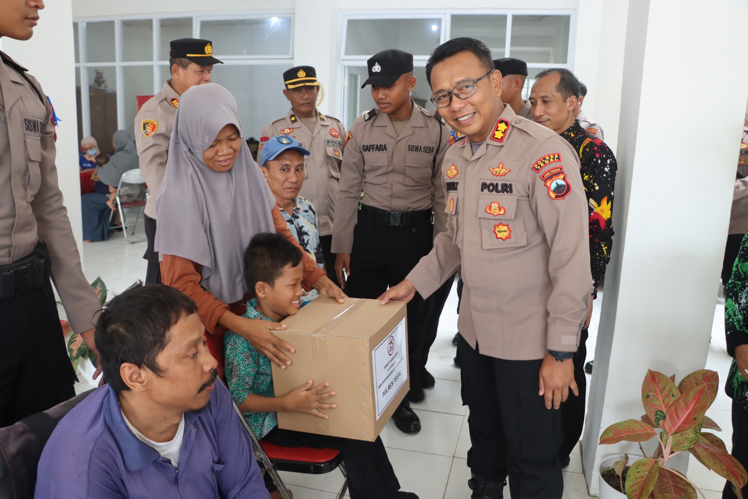 Hari Bhayangkara ke-78, Polres Tegal Adakan Bakti Kesehatan 