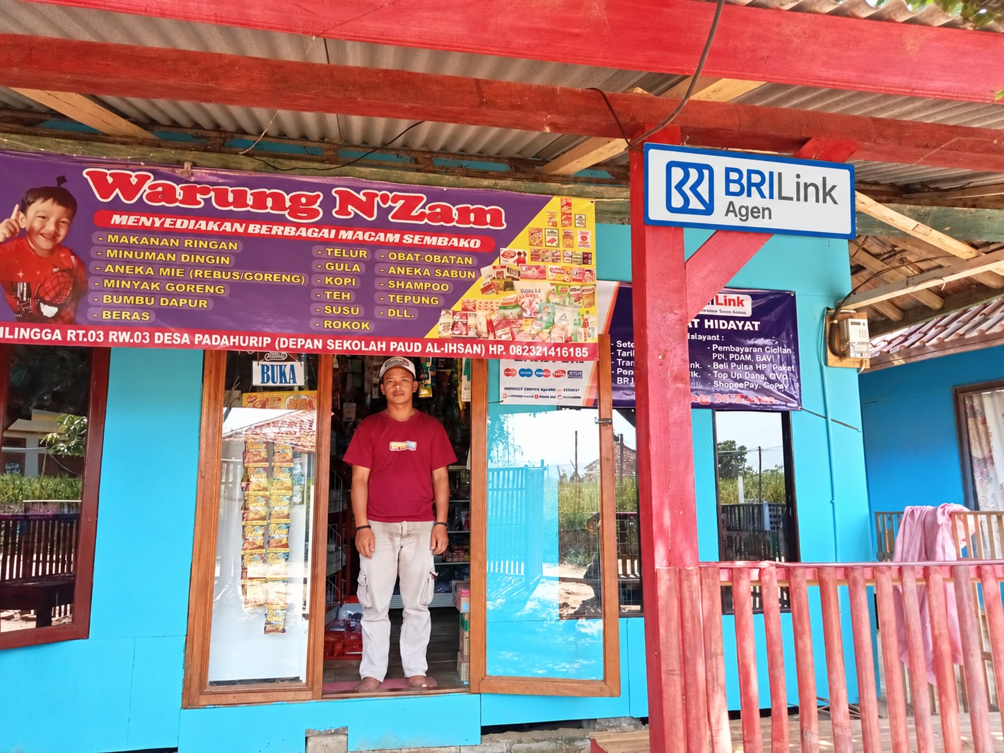 Berkat KUR BRI, Rahmat Hidayat Sukses Membangkan Warung Sembako di Banjarwangi Kabupaten Garut
